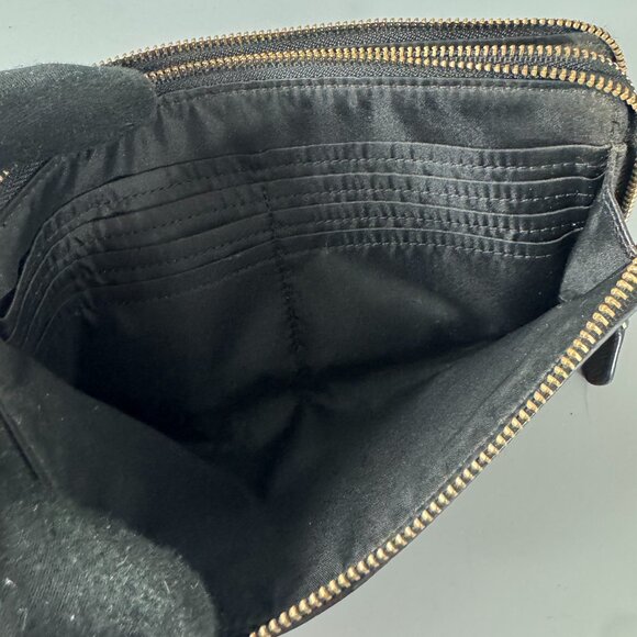Coach C53563 Brown Leather CC Signature Double Zippered Wallet/Wristlet - Picture 12 of 12